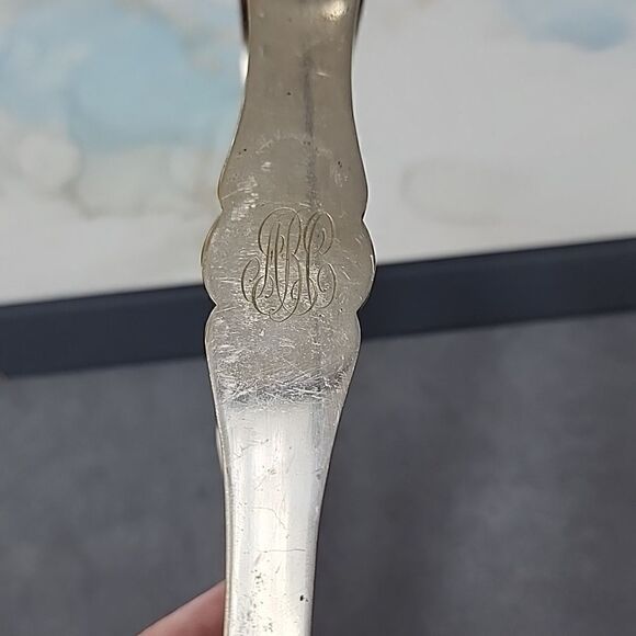 Vintage Silver Plated Serving Tongs - Picture 2 of 2